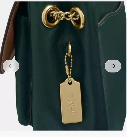 Coach Elodie Crossbody Bag - Dark Green - Picture 4 of 5